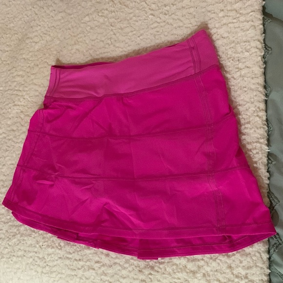 lululemon athletica Dresses & Skirts - ✨New✨ Pace Rival Skirt sonic Pink size 6 (limited edition)